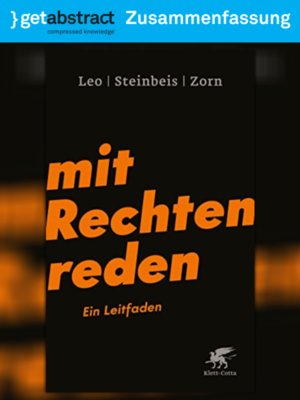 cover image of Mit Rechten reden (Zusammenfassung)